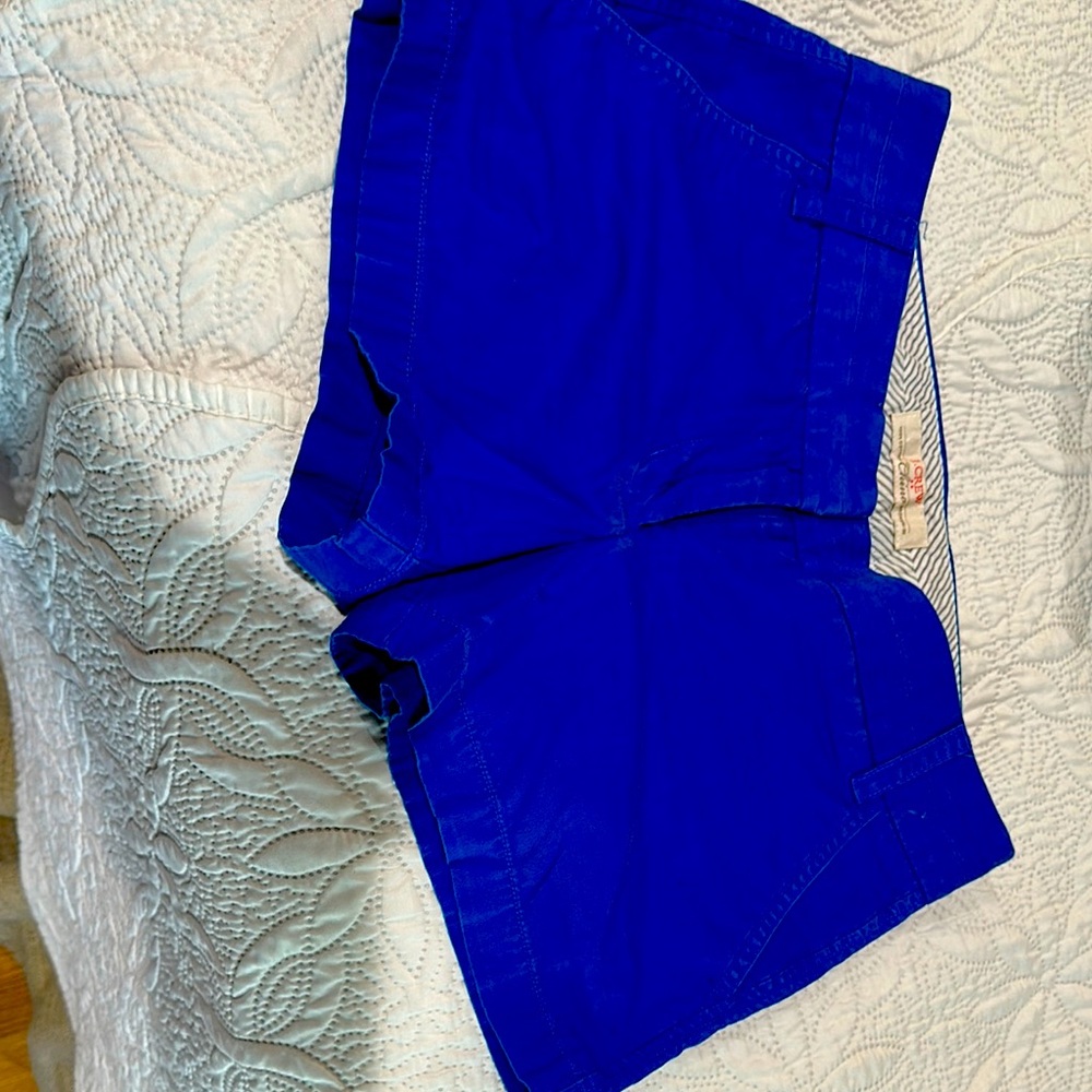 J. Crew High Waist Blue Shorts